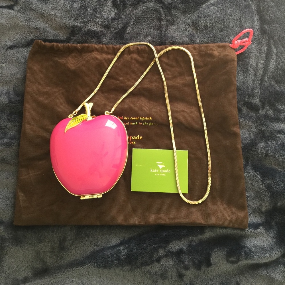 KATE SPADE FAR FROM THE TREE RESIN APPLE BAG